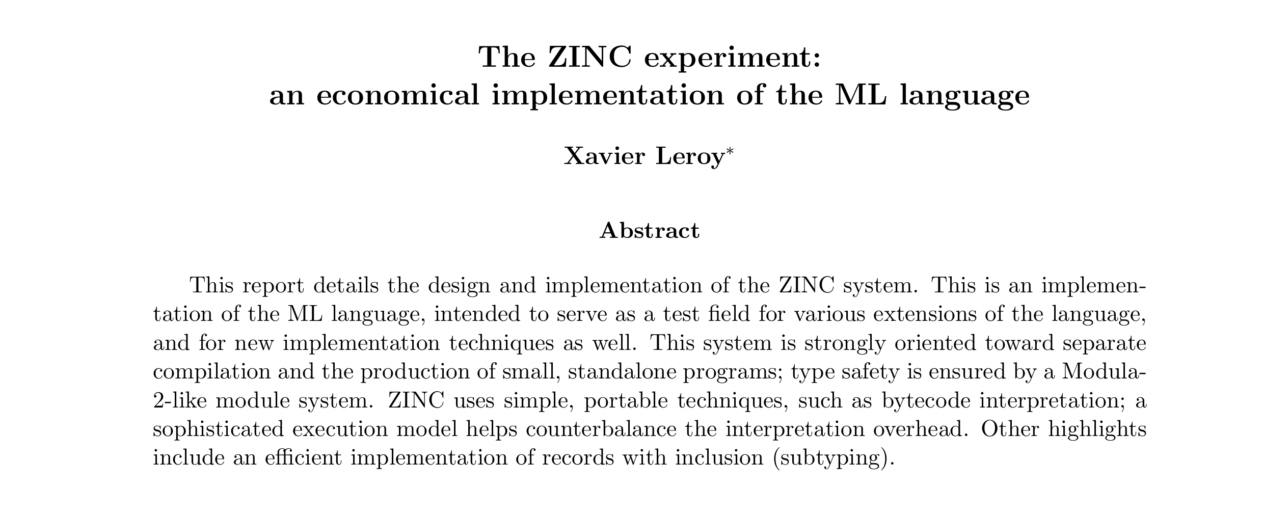 ZINC paper